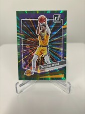 2023-24 Panini Donruss Basketball Christian Wood Green Laser Holo #62