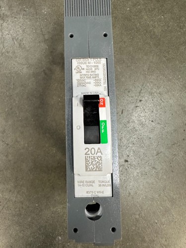 ABB GE ReliaGear neXT 20A TEYADED0AAXXXXXX "A" PHASE TEYD1020B USED-TESTED - Picture 2 of 7