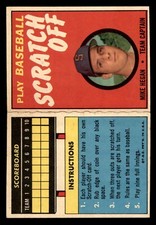 1970 Topps Scratch-Offs Baseball #8 Mike Hegan GD