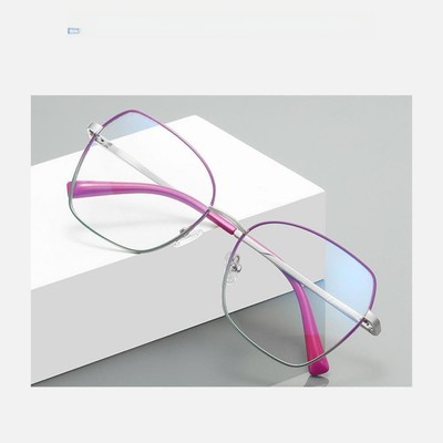 Vintage Square Metal Progressive Reading Glasses Spring Hinge for Women +1.0~3.0