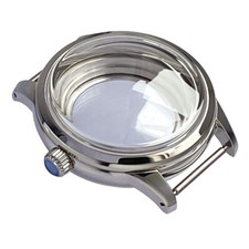 Polished 40mm Sapphire Glass Watch Case Fit Japan NH34 NH35 NH36 SBGR261