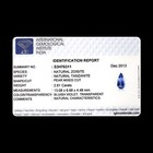 2.81 Ct IGI Certified A Natural Tanzanite Gemstone Blue Violet Pear Cut — photo 2
