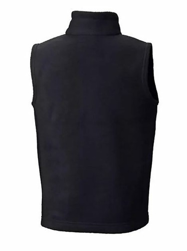 COLUMBIA BOYS STEENS MOUNTAIN FLEECE VEST XXS XS 4/5 6/7 4 5 6 7 BLACK NEW NWT - Picture 5 of 7