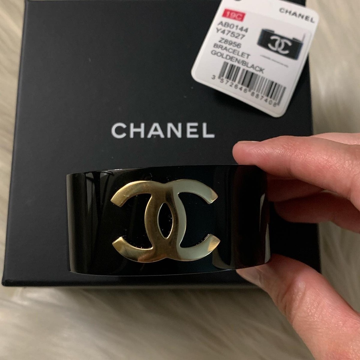大人エレガント♡CHANEL ゴールドブラックブレス s-l1200.jpg