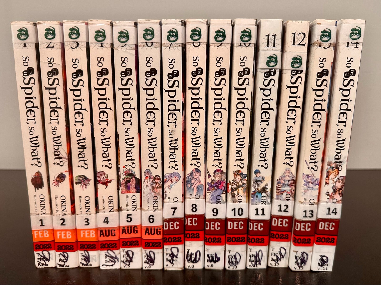 So I'm a Spider, So What? Volumes 114 by Okina Baba (Yen Press Manga