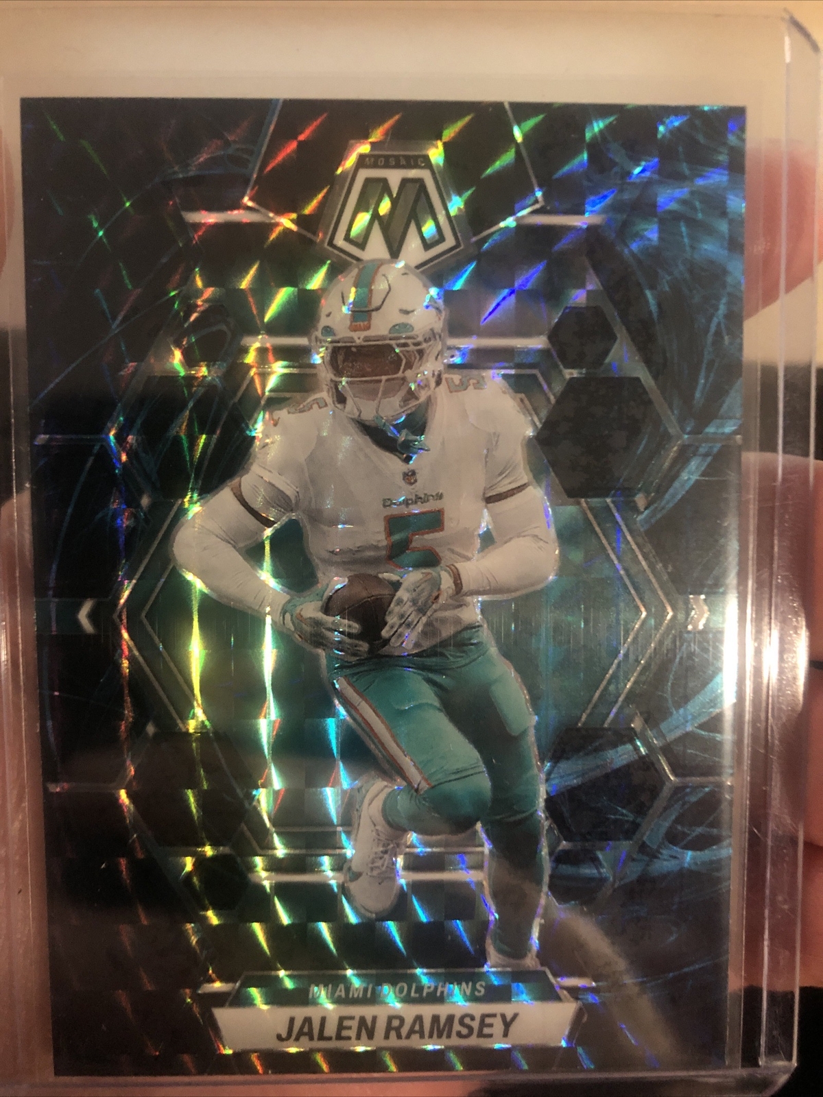 2023 Panini Mosaic Jalen Ramsey Genesis Prizm SSP Case Hit #146 Dolphins