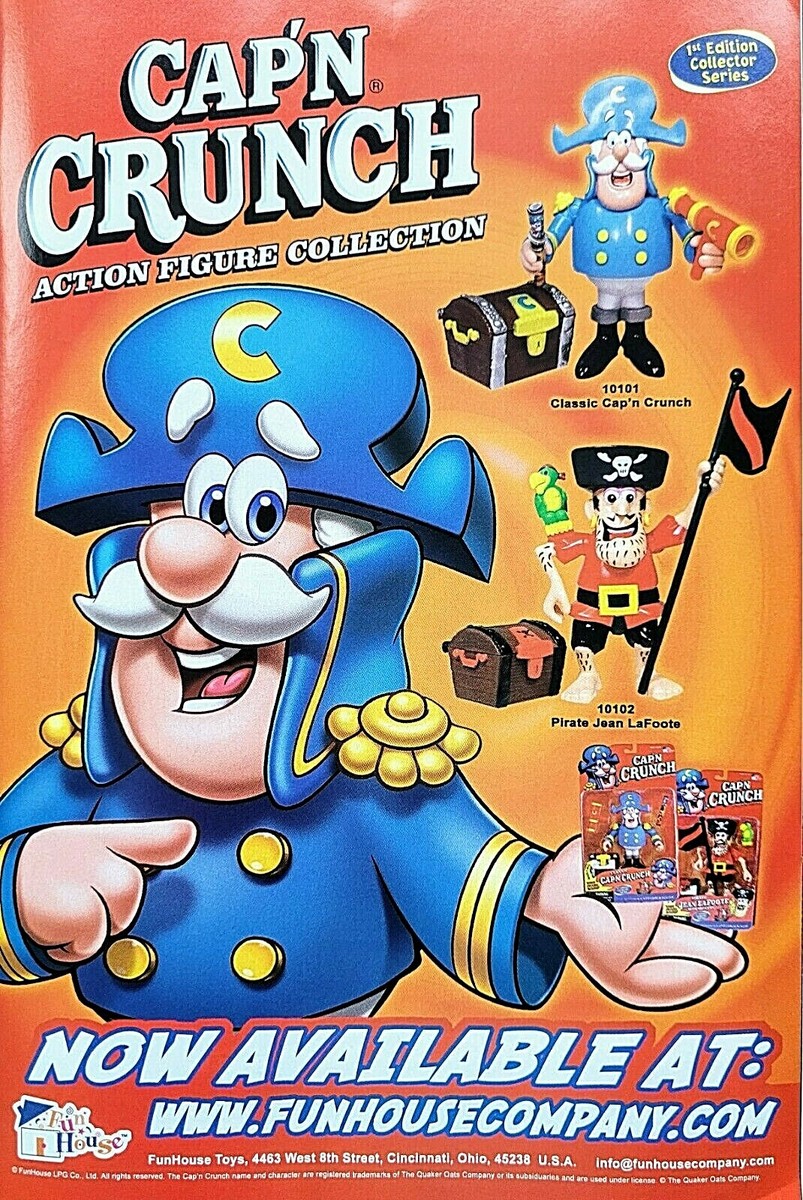 2003 CAP'N CRUNCH Action Figures Toys PIRATE JEAN LaFOOTE