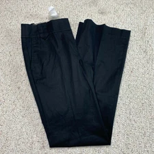 NEW Ann Taylor Womens Dress Pants sz 2 Black Pleated Bootcut Leg Stretch Classic