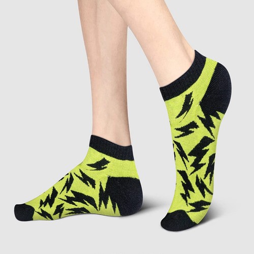12 pares de calcetines deportivos de malla absorbente de humedad rendimiento tobillo corte bajo para hombre - Imagen 11 de 27