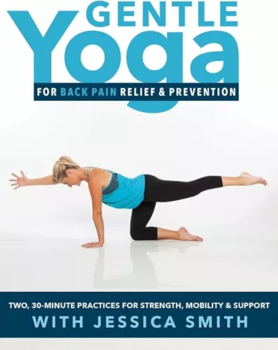 Gentle Yoga with Jessica Smith: For Back Pain Relief & Prevention (DVD)