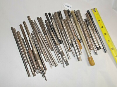 REAMERS Lot of (48) Machinist's Various Size & Style,MORSE, BUTTERFIELD & Others