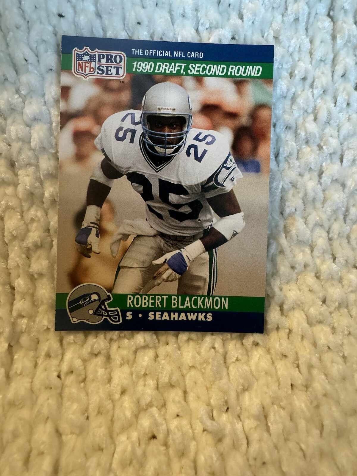 1990 Pro Set Draft #703 Robert Blackmon Rookie NFL Trading Card