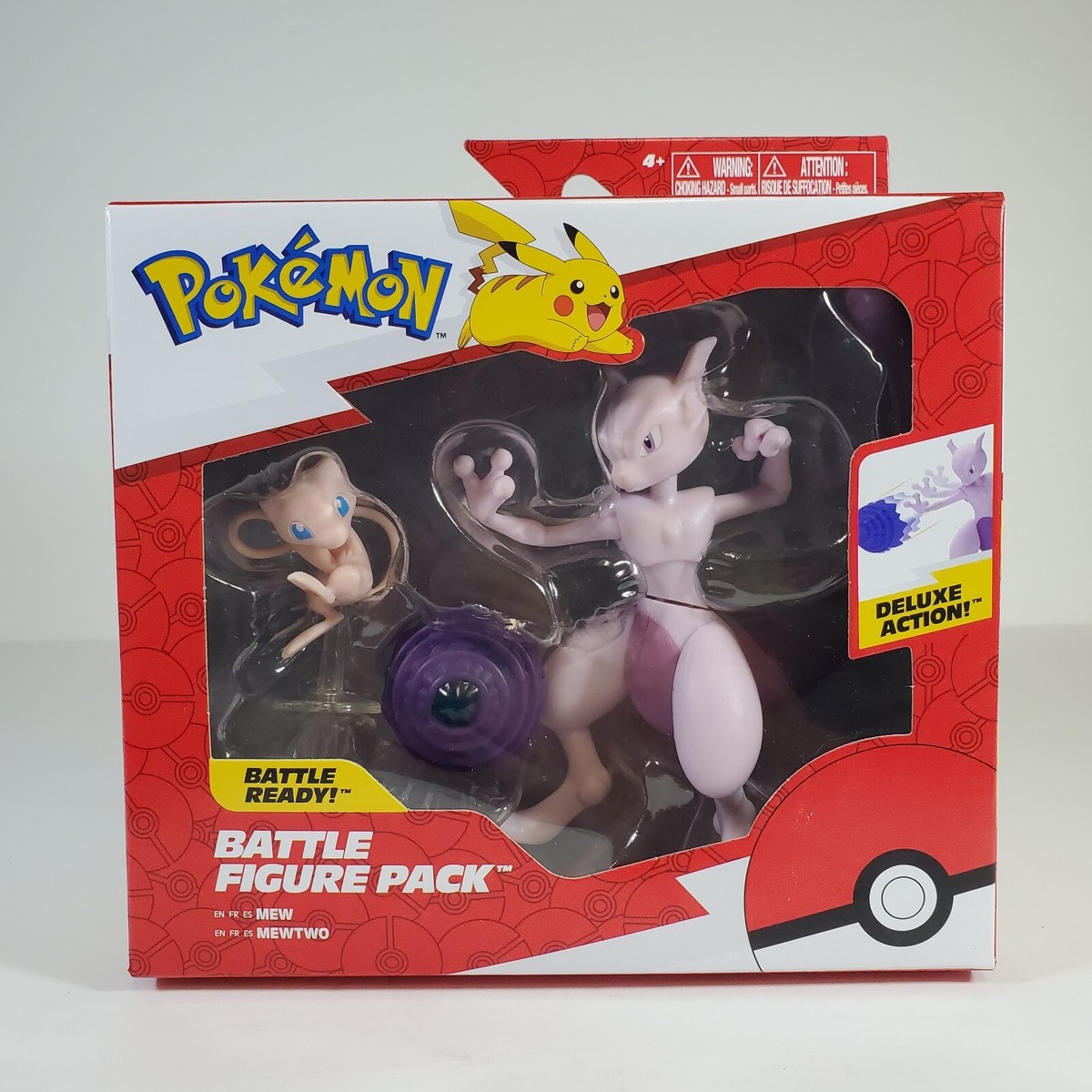 Pokémon Battle Figure Pack Mew & Mewtwo Deluxe Action 2 Pack