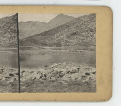 View of Mount Snowdon Wales Stereoview