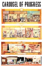 Carousel of Progress Scene Concepts Disney World NON GLOSSY Attraction Poster 