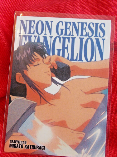 1997 EVANGELION PART 2 MISATO KATSURAGI TRADING CARD GR45 BANDAI UK DSP ANIME - Picture 2 of 3