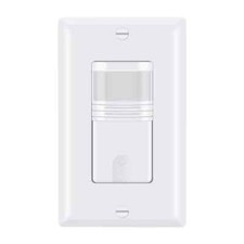 ECOELER 3 Way Motion Sensor Light Switches for Indoor Adjustable Sensitivity 1Pk