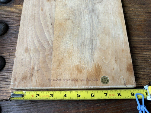VTG YUGOSLAVIA Olde Homestead WOODEN CUTTING BOARD/PLAQUE 16 x 9 - 第 2/4 張圖片
