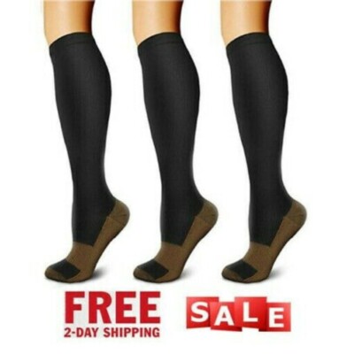 Compression Socks 20-30mg Graduated Support Performance Stockings S-XXL US Stock