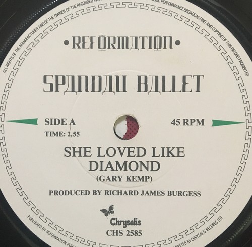 Spandau Ballet "She Loved Like Diamond" 7" UK Single Vinyl EXC! - Picture 4 of 4