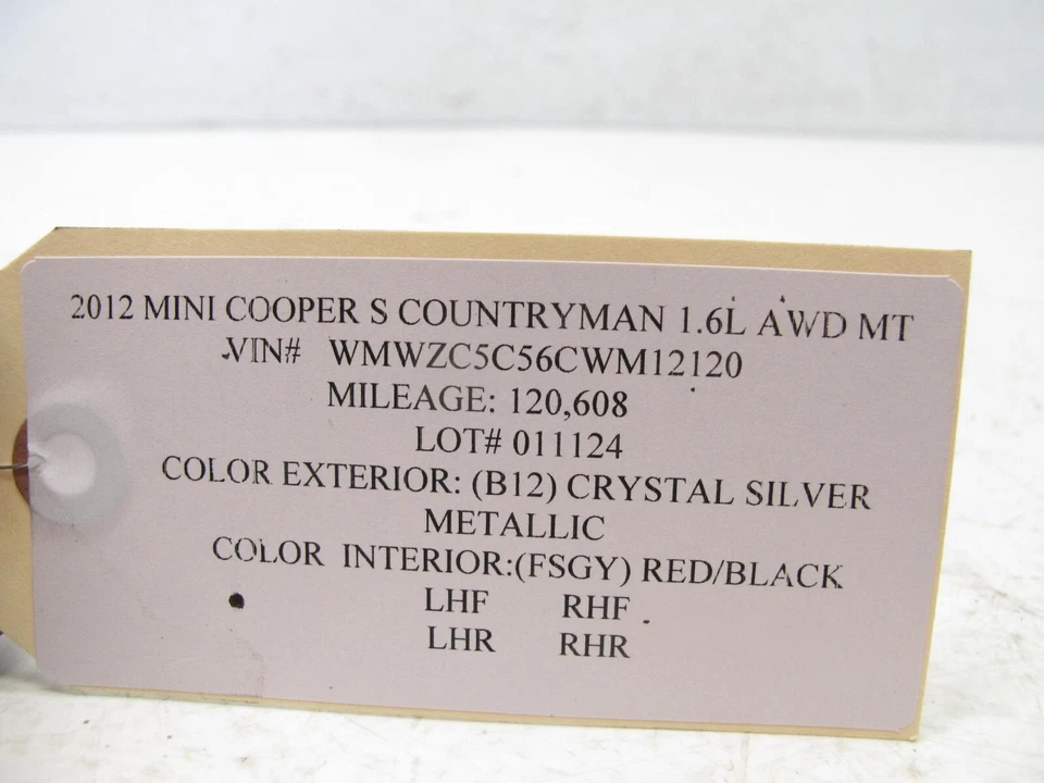 10-16 MINI COOPER S COUNTRYMAN R60 1.6 TURBO MOTOR CUBIERTA ACÚSTICA OEM 011124 Foto 4 de 4