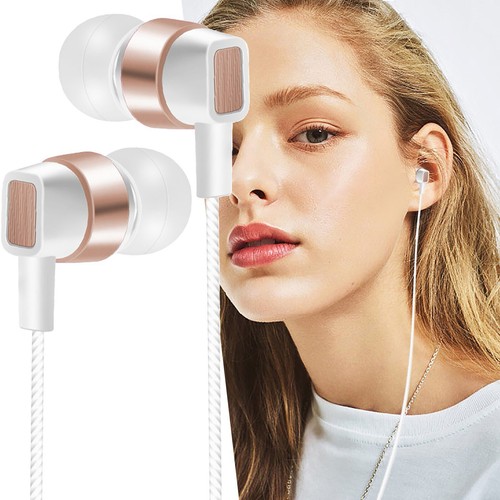 3.5mm Stereo In Ear Microphone Wired Headphones For Phone PC Laptop Ergonomic↩ - Picture 6 of 11