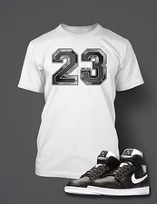 23 Pro Club Shaka Custom Tee Shirt Big Tall Small  J1 Shoe Graphic T The One