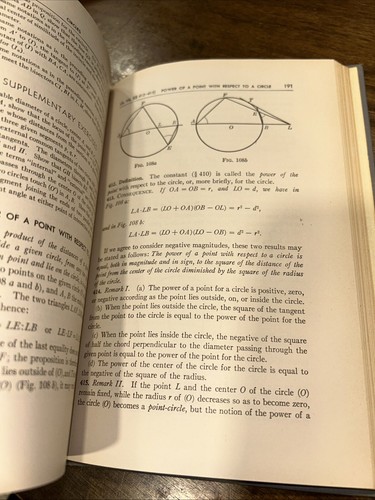 Nathan Altshiller-Court College Geometry Hardcover - Picture 7 of 8