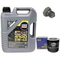 MotoröL Set 5W-40 5 Liter + ÖLfilter + Schraube FüR Audi A6 100 VW Transporter