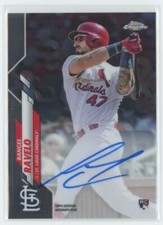 2020 Topps Chrome Rookie Autographs Rangel Ravelo RC Auto St. Louis Cardinals
