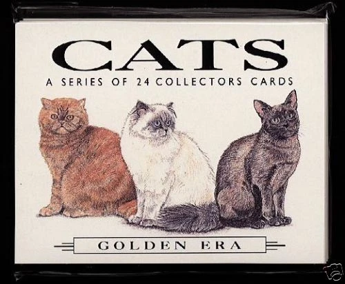 CATS  Original Collectors Cards  Set of 24 - Pedigree Shorthair Longhair Persian