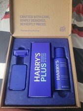 HARRYS PLUS Shaving Kit for Men - Premium Handle, Razor Blade Cartridge Foam Gel
