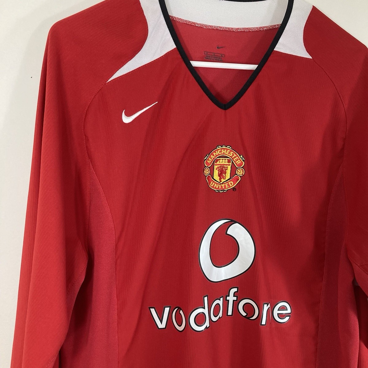 Vintage Nike Manchester United Long Sleeve Jersey Men's M 2004