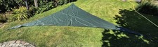 Sonnensegel 5 x 5 x 5 m in dunkelgrün