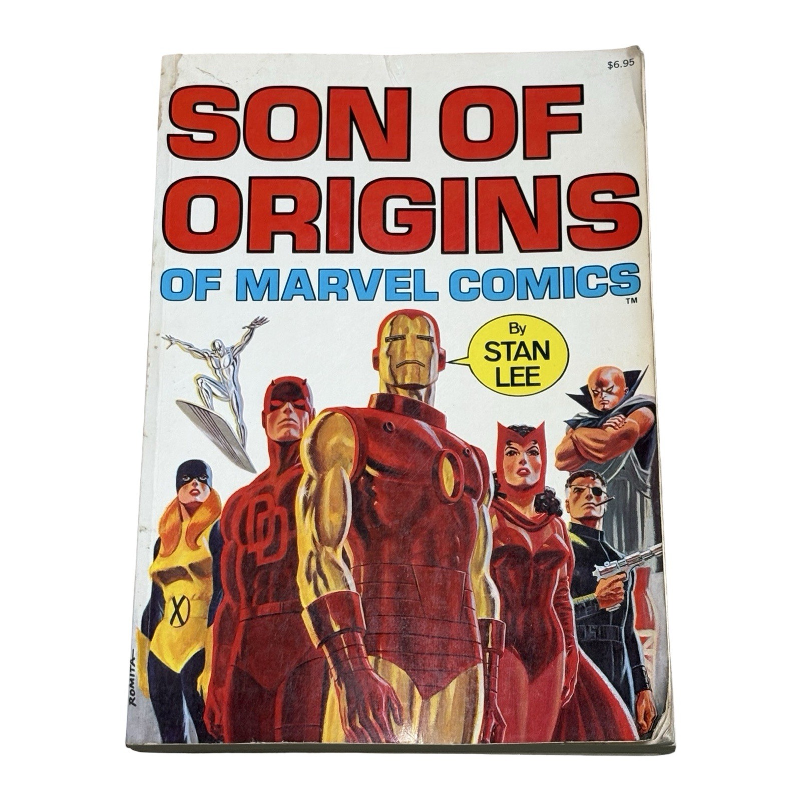 Simon and Schuster Son of Origins of Marvel Comics Paperback 1975 Marvel
