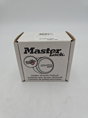 Master Lock Pro Series Hidden Shackle Padlocks, Keyed Alike 6271NKA w/ BumpStop