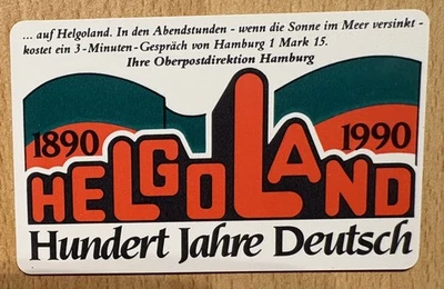 telefonkarten deutschland Helgoland 100 Jahre deutsch - Bild 1 von 2