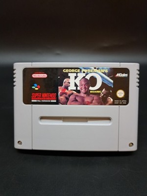 George Foreman's KO Boxing - Super Nintendo SNES Spiel - PAL - Nur Modul