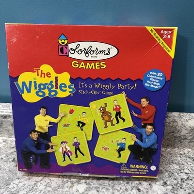 Colorforms -The Wiggles: It's a Wiggly Party! Stick-Ons Game 2002 - Complete