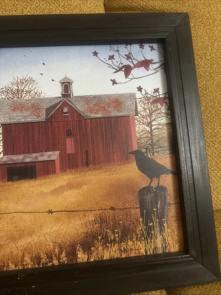 Billy Jacobs Autumn Gold Farm Print-Framed - Image 4 of 4