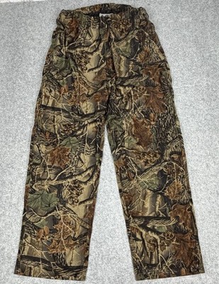 All Game Outfitters AGO Pants Mens Large Seclusion 3D Camo Mesh Lined Drawstring