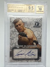 Conor Mcgregor 2013 Bloodlines 1st auto BGS-9.5 UFC-S-446
