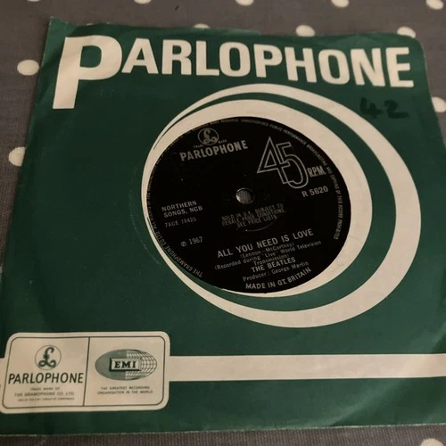 The Beatles - All You Need Is Love  - Original UK 1967 Single