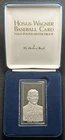 8 oz Silver Bar .999 Fine T206 HONUS WAGNER Baseball Card Danbury Mint Sealed