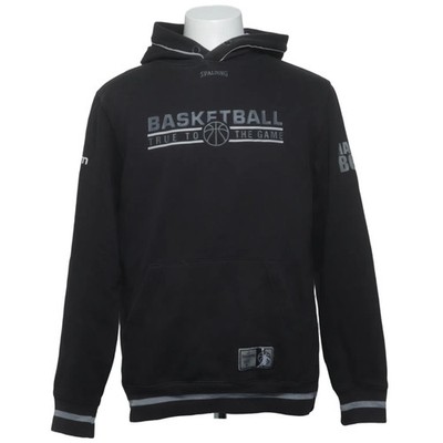 Spalding, Kapuzenpullover, Größe: M, Grau, Print, Herren #Cy7