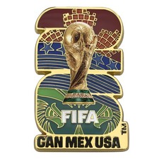 FIFA World Cup 2026 Edition 1 Inch, Red Blue  Green Host Countries