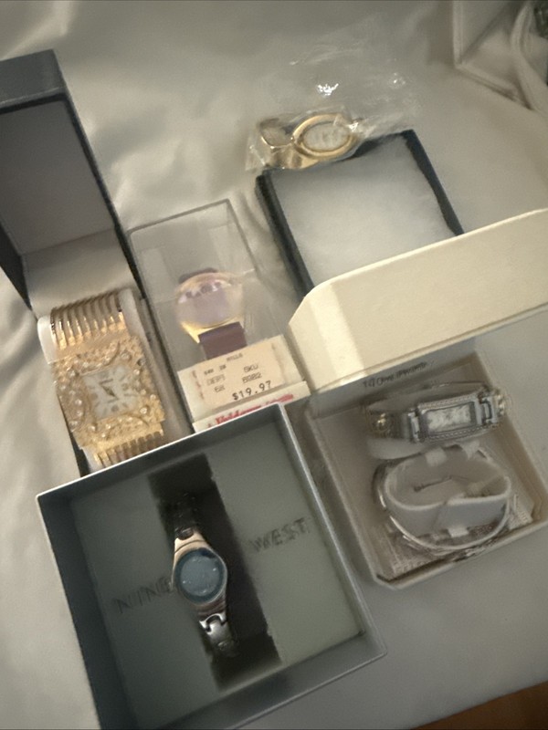 Lot Of 5 New Old Stock Watches. Not Tested 