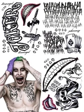 16 Sheets Joker Tattoos Harley Quinn Tattoos Tattoos for Suicide Squad Perfec...