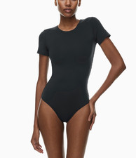 Aritzia Women s 58 Original Contour Crew Bodysuit in Black size XS