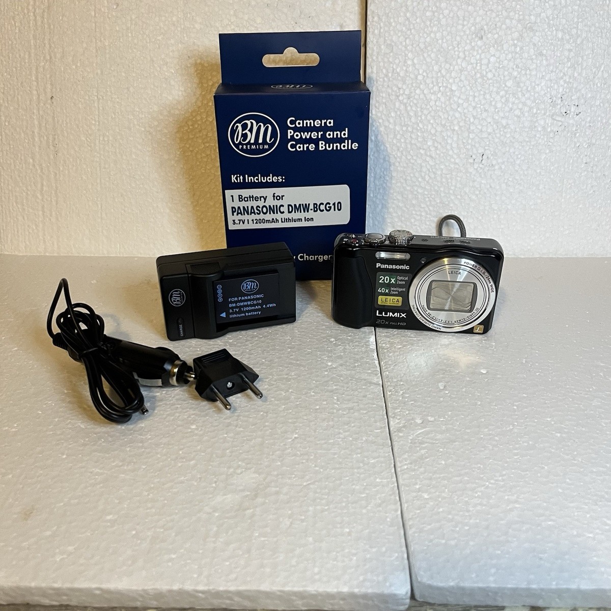 Panasonic Lumix DMC-ZS19 Digital Camera 20x Zoom ForParts(System